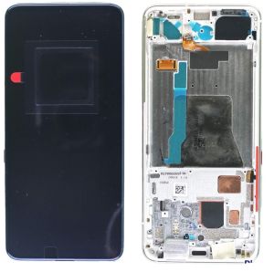 Дисплей для Xiaomi Pocophone F2 Pro, Redmi K30 Pro с сенсором и рамкой белый Оригинал - 908545