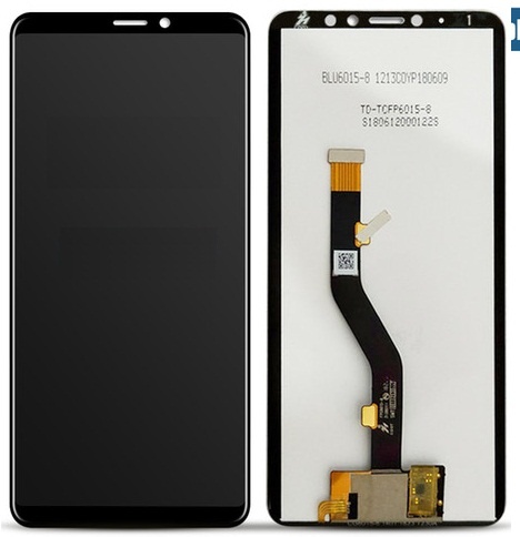 Дисплей для Meizu M8 note, Note 8 (M822) с сенсором черный - 557742