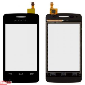 Сенсорное стекло (тачскрин) для Alcatel One Touch 4010 T'Pop черный