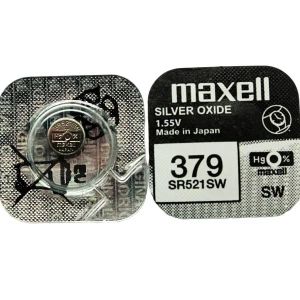 Батарейка часовая Maxell 379, V379, SR521SW, SR63, 618 - 528633