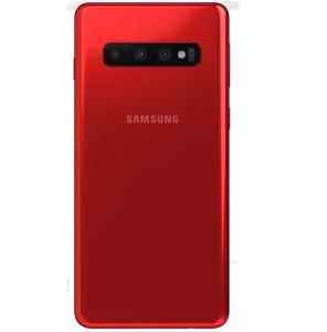 Задняя крышка Samsung G973 Galaxy S10 со стеклом камеры, красный - 913816