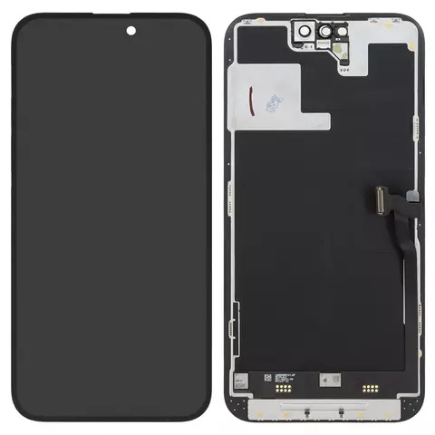 Дисплей Apple iPhone 14 Pro Max с сенсором и рамкой, черный, original PRC - 913915