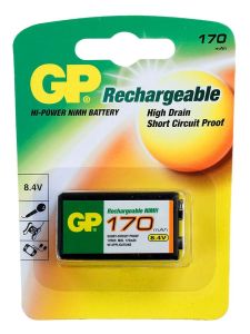 Аккумулятор GP 9V крона 170 mAh - 533026 Аккумулятор GP 9V крона 170 mAh - 533026