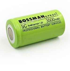 Промышленный аккумулятор Bossman SC (Sub-C) 3500 mAh 1.2v Ni-Mh - 929398