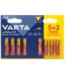 Батарейки AAA (LR03) Varta Longlife Max Power Alkaline (8шт.) - 544794 Батарейки AAA (LR03) Varta Longlife Max Power Alkaline (8шт.) - 544794