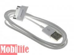 Дата-кабелі USB Samsung для Galaxy Tab Білий ECC-1DP0UWE - 536914