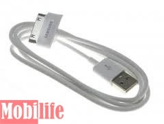 Дата-кабели USB Samsung для Galaxy Tab Белый ECC-1DP0UWE - 536914