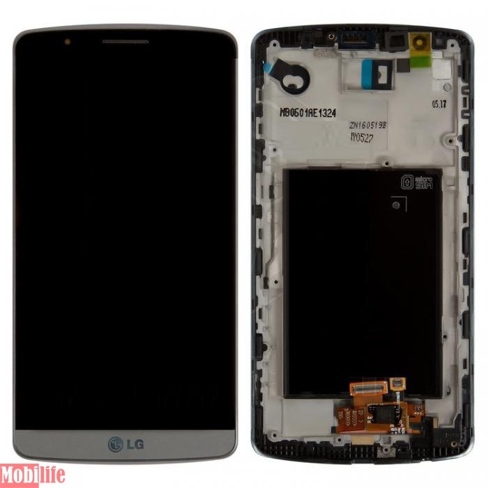 Дисплей для LG G3 D856 Dual с сенсором и рамкой черный Original - 549558