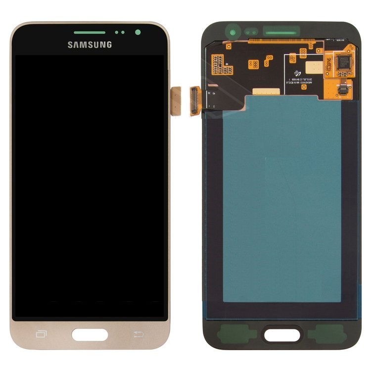 Дисплей Samsung J320A, J320F, J320H, J320P, J3109, J320M Galaxy J3 (2016) з сенсором золотистий (TFT) - 553159