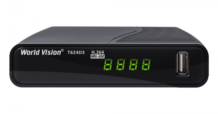 Тюнер Т2 World Vision T624D3 (DVB-T2, T, C) - 563708