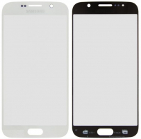 Скло дисплея для ремонту Samsung G920 Galaxy S6 білий