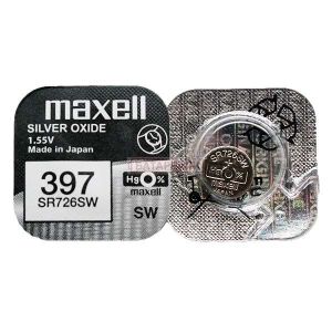 Батарейка часовая Maxell 397, V397, SR726SW, SR59, 607 - 528635 Батарейка часовая Maxell 397, V397, SR726SW, SR59, 607 - 528635