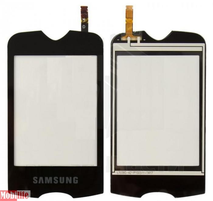 Сенсорное стекло (тачскрин) для Samsung S3370 black OR