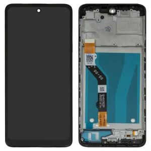 Дисплей Motorola XT2147 Moto G40 Fusion с сенсором и рамкой, black - 929400