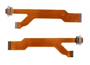 Шлейф Realme 5 Pro коннектора зарядки Type-C с микрофоном, плата зарядки - 564007