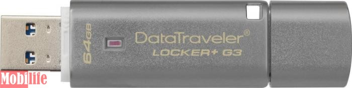 USB флешка Kingston 64 GB DataTraveler Locker+ G3 USB 3.0 DTLPG3/64GB