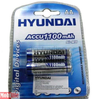 Аккумулятор Hyundai R06 AA 2шт 1100 mAh Ni-MH Цена 1шт.