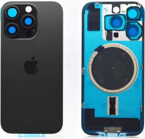 Задняя крышка Apple iPhone 16 Pro с стеклом камеры, черный - 922372