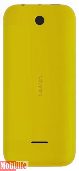 Задняя крышка Nokia 225 RM-1011 желтая original - 542047