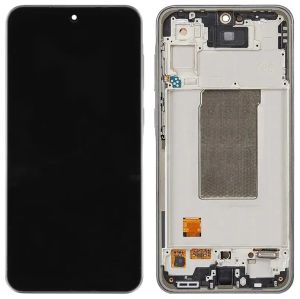 Дисплей Samsung A366 Galaxy A36 с сенсором и рамкой, Awesome White, оригинал - 923069