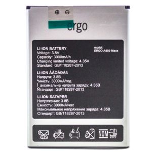 Аккумулятор Ergo A550 Maxx, Doogee HT7 (3000 mAh) - 566268 Аккумулятор Ergo A550 Maxx, Doogee HT7 (3000 mAh) - 566268