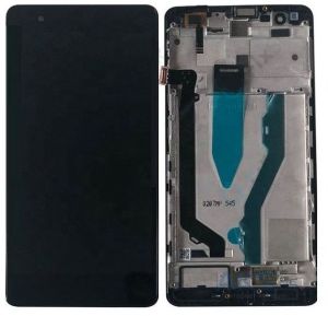 Дисплей для Lenovo A7020 Vibe K5 Note (A7020A40), A7020a48 Vibe K5 Note Pro с сенсором и рамкой, черный - 914710