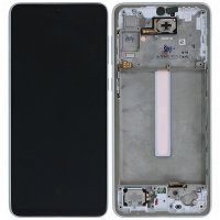 Дисплей Samsung A336 Galaxy A33 5G (2022) с сенсором и рамкой, белый, оригинал