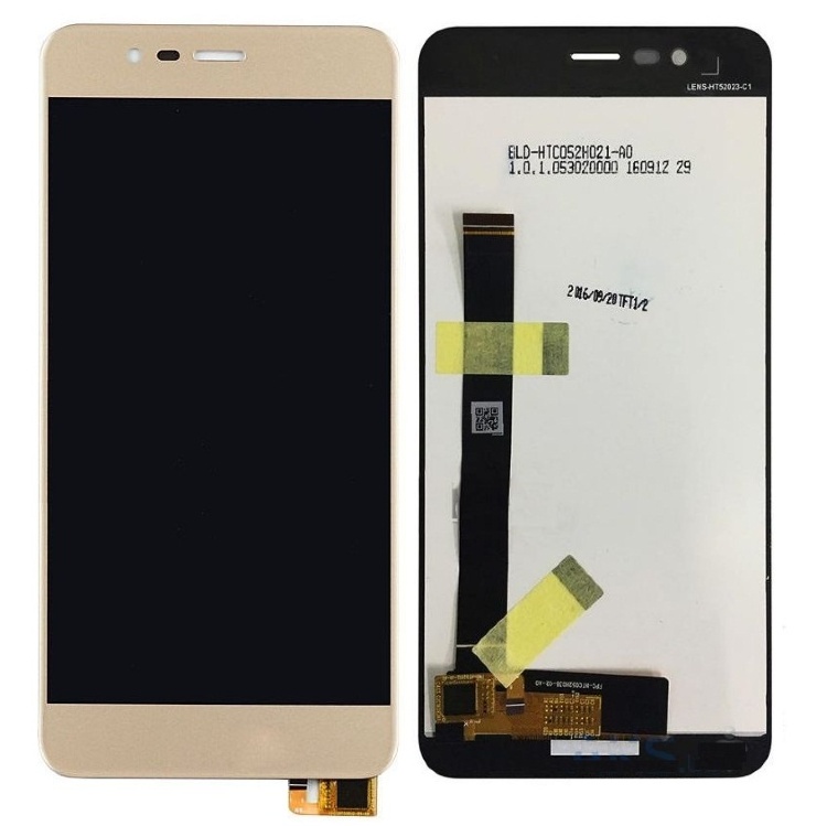 Дисплей для Asus ZenFone 3 Max (ZC520TL) с сенсором с рамкой Золотистый - 559139