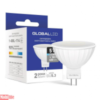 Світлодіодна лампа (LED) Global 1-GBL-114 (MR16 5W 4100K 220V GU5.3)