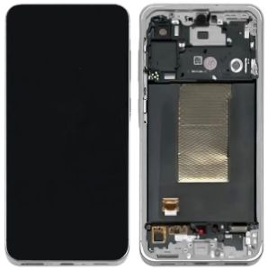 Дисплей Samsung A566 Galaxy A56 5G сенсором и рамкой, Light Gray, оригинал - 923071