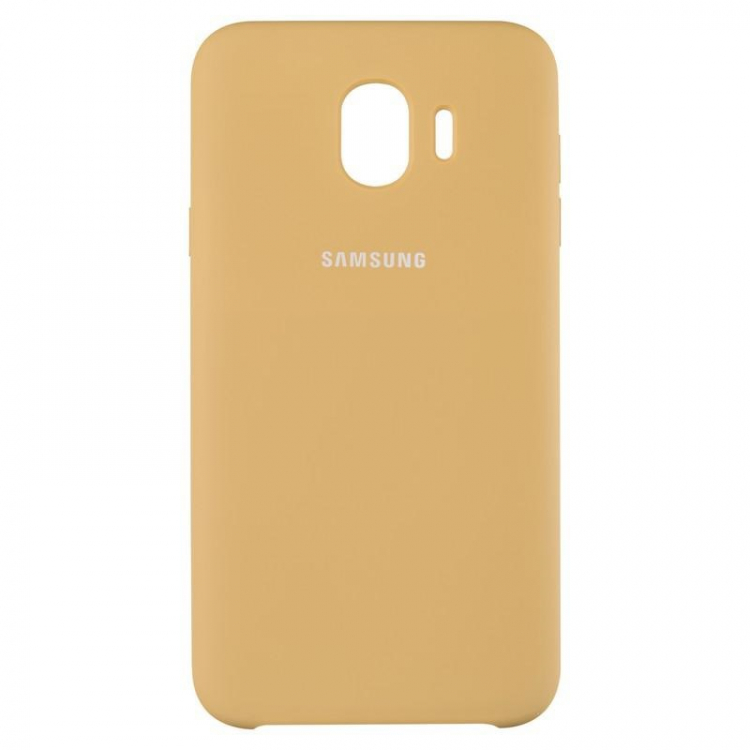 Чехол силиконовый Samsung A750 (A7 2018) Золотистый - 562915