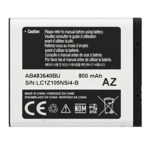 Аккумулятор для Samsung AB483640BC, B3210 Corby TXT, B3310, C3050, F110, J600e, J610, L600, M600, M610 - 114719