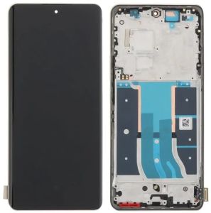 Дисплей Realme 12 Pro, 12 Pro Plus с сенсором и рамкой, gold (OLED) - 929504