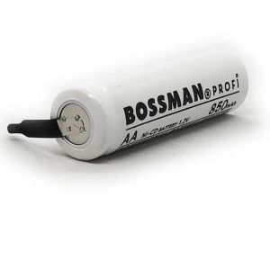 Аккумулятор промисловий Bossman AA 1.2V Ni-Сd 850 mAh (з контактами під пайку) - 913723