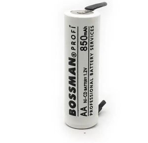 Аккумулятор промисловий Bossman AA 1.2V Ni-Сd 850 mAh (з контактами під пайку) - 913723