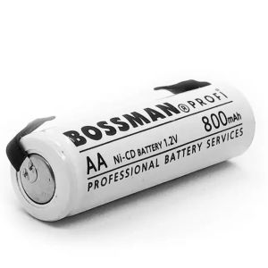 Аккумулятор промисловий Bossman AA 1.2V Ni-Сd 850 mAh (з контактами під пайку) - 913723