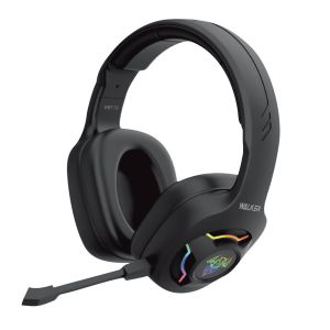 Наушники Bluetooth WALKER BIG WBT-79 RGB, ігрові з мікрофоном black - 915223