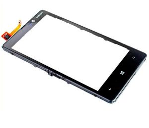 Тачскрін Nokia Lumia 820 з рамкою Чорний OR