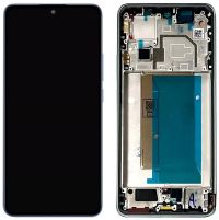 Дисплей Xiaomi 13T, 13T Pro с сенсором и рамкой, Blue, оригинал