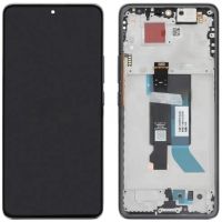 Дисплей Xiaomi Poco X7 с сенсором и рамкой, Black, оригинал