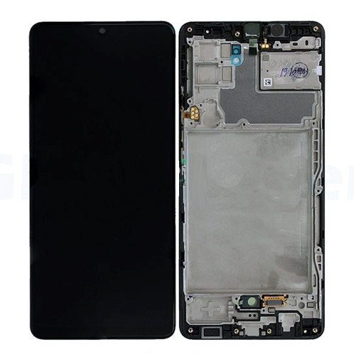 Дисплей Samsung A426 Galaxy A42 5G (2021) с сенсором и рамкой, черный, оригинал, GH82-24375A - 564602