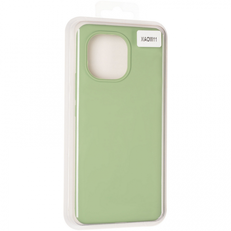 Чехол Soft Matte Xiaomi Mi11 Зеленый - 565658