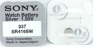 Батарейка часовая Sony 337, V337, SR416SW - 201042