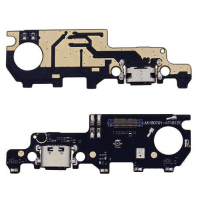 Шлейф Xiaomi Mi Max 3 коннектора зарядки, з компонентами, плата зарядки