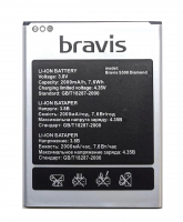 Аккумулятор для Bravis S500 Diamond, 2000mAh
