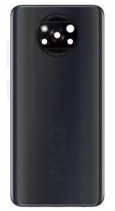 Задняя крышка Xiaomi Poco X3 со стеклом камеры, Shadow Gray - 926626