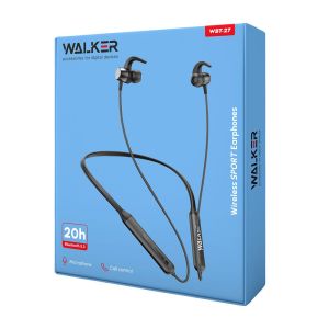 Наушники Bluetooth WALKER WBT-27 Sport black - 915225
