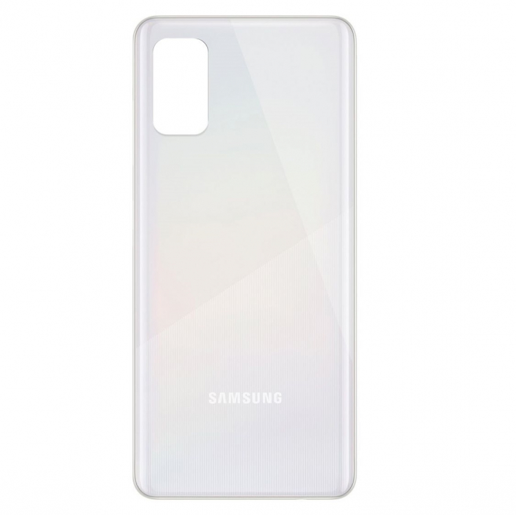 Задняя крышка Samsung A415 Galaxy A41 серебристая, Prism Crush Silver - 563816
