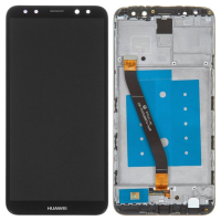 Дисплей для Huawei Mate 10 Lite, Nova 2i, Honor 9i, Maimang 6 (RNE-L01, RNE-L21) с сенсором и рамкой, черный