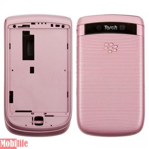 Корпус для BlackBerry 9800 розовый - 535623